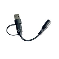 Kabel PD Decoy TYPE-C ke DC Kabel Pengisian Cepat dengan Adaptor USB 5V (9V/12V/15V/20V)
