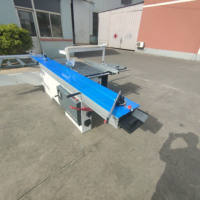 Scie à table coulissante automatique JINAN M-SHINE avec écran tactile, machine à scier le MDF