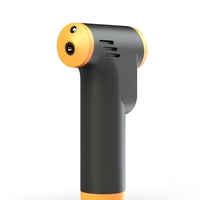 Mini-compresseur d'air portable pour voiture et usage domestique, orange et noir