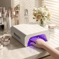 Lampe à ongles portable sans fil 80 LED UV/LED à double source lumineuse pour séchage rapide