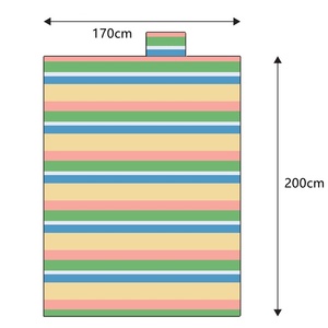 Tapis de pique-nique extérieur en tissu personnalisé, imperméable, anti-humidité, facile à nettoyer, tapis de <span class=keywords><strong>camping</strong></span>, tapis de pique-nique ultrasonique pour <span class=keywords><strong>les</strong></span> sorties printanières - Product Image 4