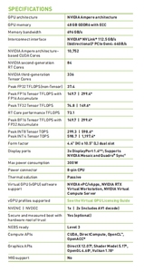 Produit phare pour A40 48G : Entraînement IA au Deep Learning avec correction des erreurs, code 900-2G133-0000-100. Produit phare pour A40 48. - Product Image 6