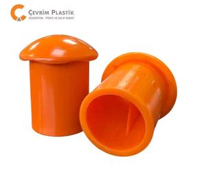 Tapas de Seguridad para Barras de Refuerzo de Plástico de 16-32 mm, Estilo Hongo, Aprobadas por OSHA, Protectores de Extremos de Barras de Acero para Construcción Industrial - Product Image 2