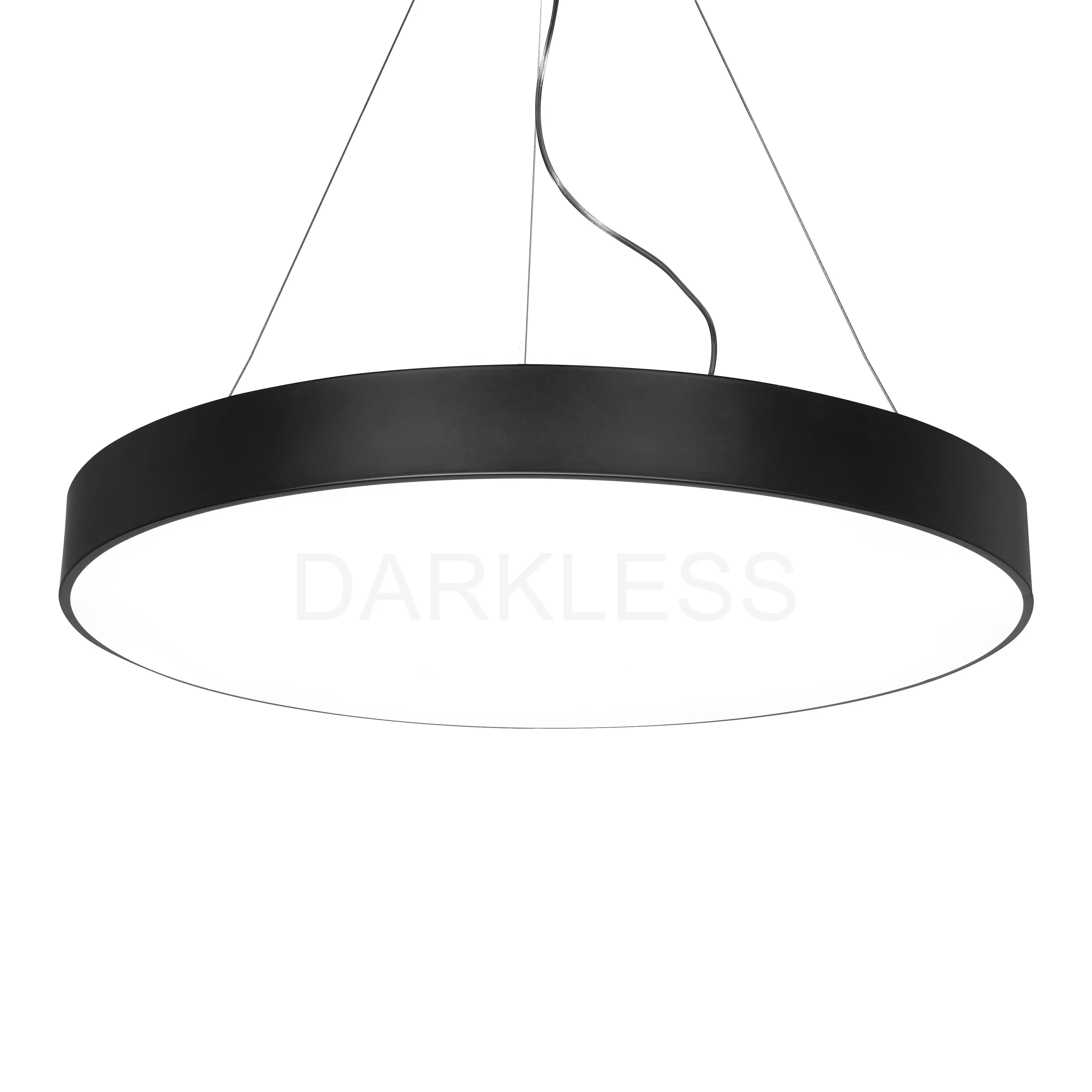 led Chandeliers Black/White 84W acrylic High Efficiency Modern Big Round Ceiling Lamp for Offices Panel Led Linera Light