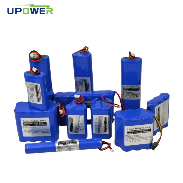 ULi Li-ion 1S1P 3.7V 3400mAh-6000mAh Battery Pack Rechargeable 18650 Cell with Cables Connector for Flashlights & Toys