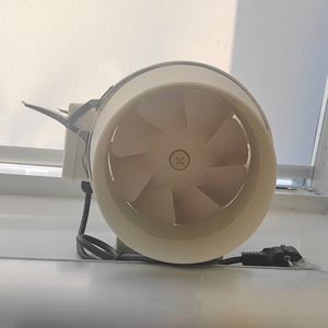 Ventilateur <span class=keywords><strong>extracteur</strong></span> de refroidissement de conduit 220V 100mm 50W <span class=keywords><strong>avec</strong></span> <span class=keywords><strong>prise</strong></span> européenne, ventilateur mural électrique AC/DC 6 pouces - Product Image 1