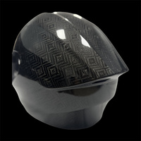 Casque de vélo en fibre de carbone léger et sûr, design modulaire, forme élégante de cloche, pour homme et femme, pour la conduite à vélo en plein air - Johhar