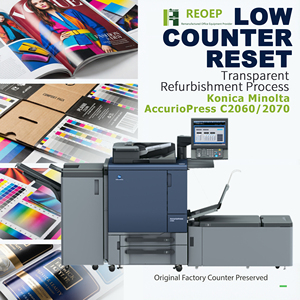 Stampante Digitale Multifunzione Laser a Colori A3 ad Alta Velocità Originale Usata REOEP Konica Minolta Accurio Press C2060/C2070 - Product Image 1