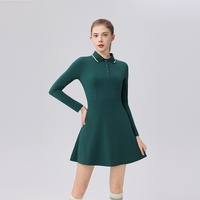 Robe de tennis personnalisée pour femme, séchage rapide, respirante, jupe de sport, tenue athlétique pour l'entraînement sur le terrain