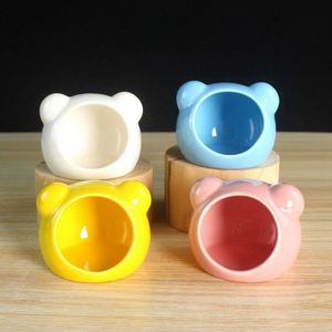Summer Cooling Ceramic Hamster House Ice Padding Sunshade Cute Animal Shape Hiding <b>Nest</b> for Dwarf Hamsters Living Room Bedroom - Product Image 2