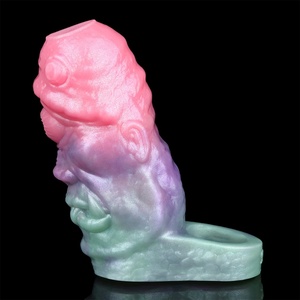 Fantasy Knot Dildo Sleeve <b>for</b> <b>Men</b> Wolf Penis Knot with Delay Ejaculation Features Penis <b>Rings</b> Product Type - Product Image 3