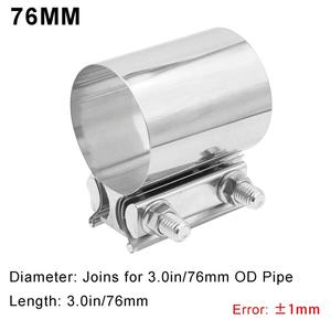 Système d'échappement en acier inoxydable SUS304 <span class=keywords><strong>manchon</strong></span> d'échappement à bande en v double pince Joint de silencieux en acier inoxydable de haute qualité de 2.5 pouces - Product Image 6