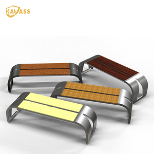 कावास कारखाने मूल्य पैटिको बेंच शहरी आधुनिक प्रतीक्षा स्ट्रीट स्टेनलेस स्टील फर्नीचर डिजाइन आउटडोर - Product Image 2