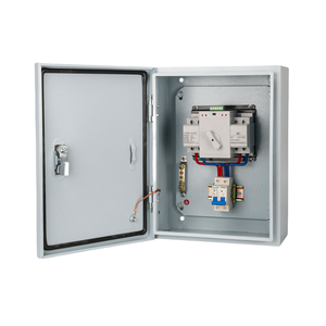 Boîtier de distribution de commande double alimentation 2P 63A 220V avec disjoncteur et interrupteur complet pour équipement électrique ZY 63a Cur - Product Image 4