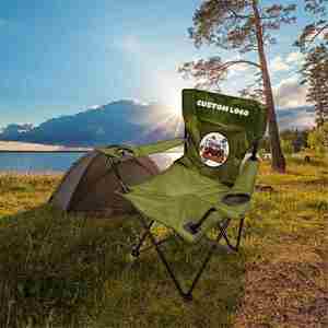 Chaise personnalisée de marque pour la pêche, la plage, les activités de plein air, chaise de camping personnalisée - Product Image 1