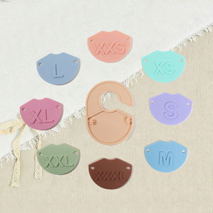 Organisateur de placard pour bébé multicolore pour la décoration de la <span class=keywords><strong>chambre</strong></span> d'enfant, séparateurs de vêtements pour bébé pour le placard, cintres pour les nouveaux parents - Product Image 2