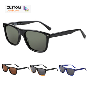 Gafas <span class=keywords><strong>de</strong></span> Sol Unisex <span class=keywords><strong>de</strong></span> Lujo Retro con <span class=keywords><strong>Lentes</strong></span> Polarizadas, Logotipo Personalizado, Marco <span class=keywords><strong>de</strong></span> Acetato Negro, Protección UV400, Gafas <span class=keywords><strong>de</strong></span> Marca al por Mayor <span class=keywords><strong>de</strong></span> Fábrica <span class=keywords><strong>para</strong></span> <span class=keywords><strong>Hombre</strong></span> y Mujer - Product Image 1