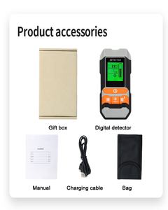 GVDA 2020 nuevo AC de madera de cables de Cable profundidad rastreador subterráneo Sturs pared escáner LCD pantalla HD señal Detector de Metal - Product Image 6