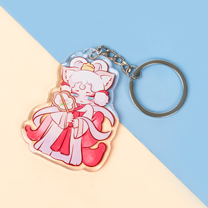 Hot bán Doc sáng tạo Holographic kính vỡ HOLO sao phim hoạt hình long lanh Epoxy quyến rũ tùy chỉnh Acrylic Keychain - Product Image 3