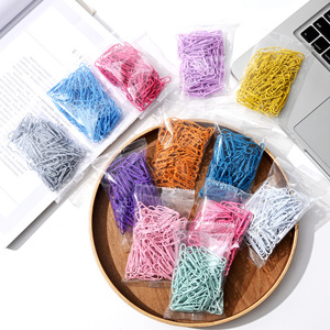 100PCS Pack Colorful Paper Clips Office Supplies Cute <strong>Mini</strong> <strong>Paperclip</strong> 28mm - Product Image 2