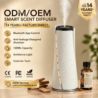 Diffuseur d'arômes rechargeable C-AIR à piles, machine à parfum d'ambiance portable pour hôtels et usage domestique