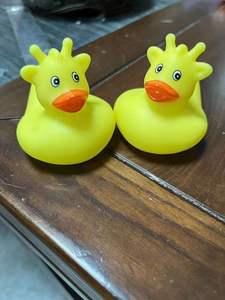 Custom Pvc Plastic Mini Bulk Logo Floating Small Baby <b>Bath</b> Toy Yellow Rubber Duck - Product Image 5