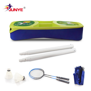 Ensemble de filet de badminton Junye pliable et portable pour l'extérieur avec raquettes et volants, kit complet - Product Image 5