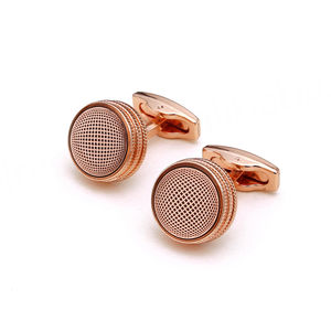 Mancuernillas Elegantes y Sencillas de Color Rosa para Camisa de Hombre, Joyería Masculina, Mancuernillas de Aleación - Product Image 2