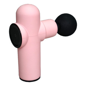 Pistola de Masaje Boguan Mini Portátil Rosa, 12 Niveles de Velocidad, Recargable por USB, Motor sin Escobillas, 5 Cabezales de Masaje - Product Image 2