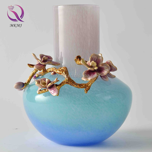 Adorno de Cristal Esmaltado Hecho a Mano de Lujo con Degradado Moderno, Geométrico MKMJ Guangdong, para Uso Diario en el Hogar - Product Image 3