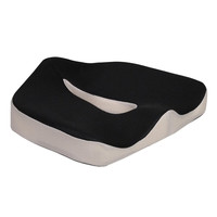 Coussin de siège en mousse à mémoire de forme pour le bureau, idéal pour les longues sessions, épaissi, pour étudiants, soulagement des hémorroïdes, soutien fessier et lombaire