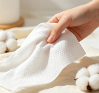 Serviettes jetables non tissées épaisses et absorbantes en gros, douces pour le nettoyage du visage des adultes, idéales pour les salons de beauté et le nettoyage.
