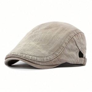 Casquette Gavroche Unisexe Homme Femme Style Gatsby Chic Couleur Unie Premium Sport Décontracté Toutes Saisons Marque Personnalisée Vente en Gros - Product Image 4