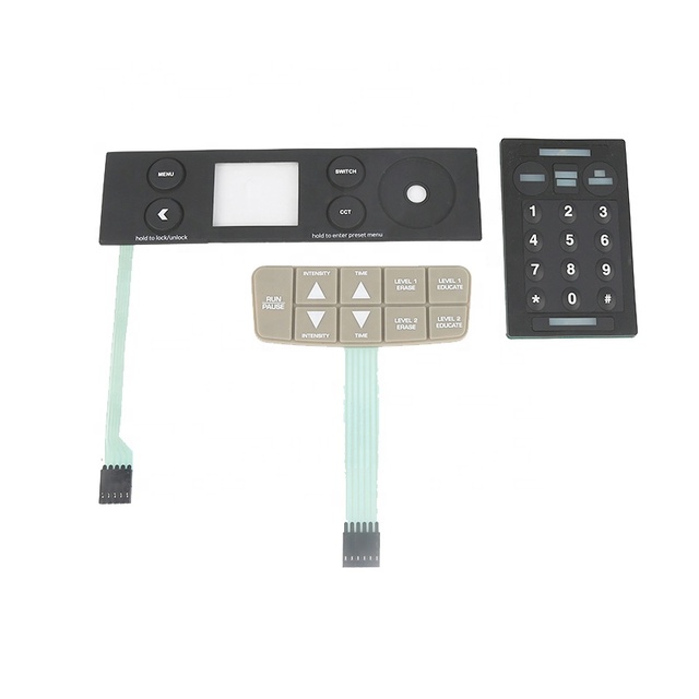 custom-made Smart Electronics membrane keyboard silicone button graphic overlay metal dome touch panel membrane switch keypad