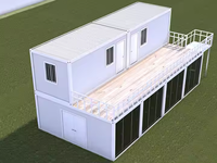 Maison conteneur à montage rapide, mini-maison pour maison d'hôtes dans la cour