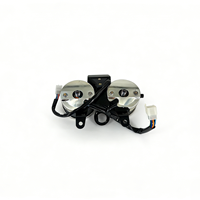Rakitan Tachometer Speedometer Ganda Sepeda Motor dengan Odometer 12V DC 0-180Km/Jam 0-12.000 RPM Universal Fit Plastik Krom