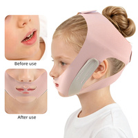 Sangle élastique anti-ronflement pour enfants, réglable, pour maintenir la bouche fermée pendant le sommeil, bande de soutien confortable pour le sommeil, logo personnalisé, vente en gros