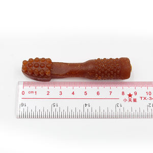 Fábrica nueva mascota perro cepillo de dientes juguete masticar hueso carne sabor mascota hueso Dental perro masticar tratar mascota masticar hueso para perros - Product Image 4