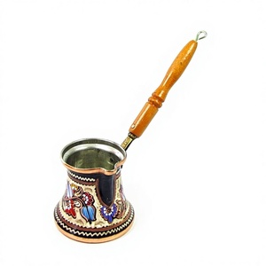 Cafetière turque en métal écologique Amson en laiton fabriquée en Inde - Product Image 1