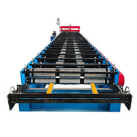 Máquina Perfiladora de Techos de Acero Ibrahim con Control PLC Delta, Ancho de Alimentación de 1200 mm, Motor y Bomba para Uso en Construcción