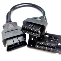 Câble répartiteur OBD2 Cactus avec plusieurs supports, 16 broches mâle-femelle, isolé PVC, pour GPS Tracker et faisceau de câblage automobile ELD