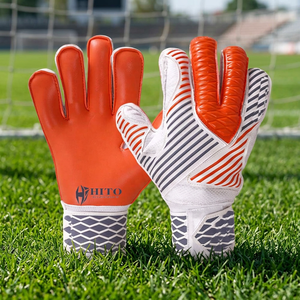 Guantes de Portero con Servicio OEM, Palma Delantera de Látex Alemán, Dorso de Silicona Inyectada, Corte Híbrido, Correa Integrada Personalizada, Cómodos - Product Image 2