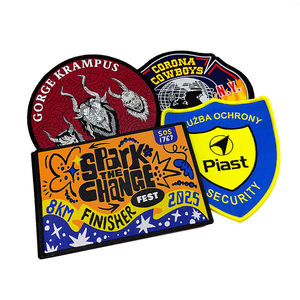 Amostra Grátis de Patches Personalizados em Tecido <span class=keywords><strong>Chenille</strong></span> Ecológico para Chapéus e Roupas, Bordados em Forma de Coração Floral - Product Image 1