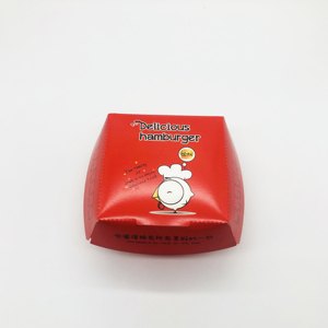 使い捨て段ボールバーガーボックス紙ミールボートトレイボックスボックスにボックスハンバーガー包装 - Product Image 6