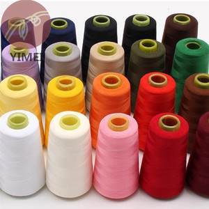 100% filata 40s/2 402 poliestere 3000 metri cortile fili per cucire forniture per filati per cucire all'ingrosso accessori per abbigliamento - Product Image 1