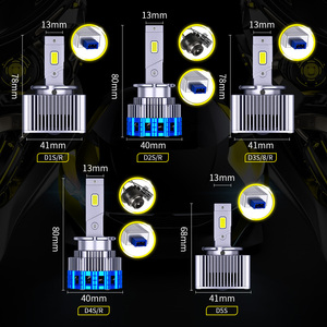 Popnow serie D 45W 6000K 10000Lm Auto LED faro xenón blanco LED Universal 10000Lm para coches D1S D2S D2R D3S D4S D4R D5S D8S - Product Image 4