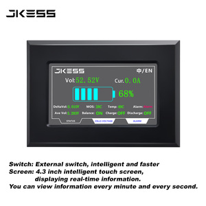 Batería JKESS Lifepo4 51.2V 15kWh 16S 6U en Caja, Kit DIY con <span class=keywords><strong>BMS</strong></span> <span class=keywords><strong>JK</strong></span> V19 Integrado de <span class=keywords><strong>200A</strong></span> para Celdas de 280Ah/314Ah, Stock en la UE, DDP - Product Image 6
