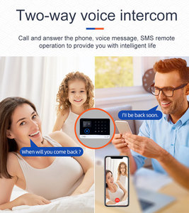 Sistema de Alarma de Seguridad para el Hogar Portátil WiFi Tuya <span class=keywords><strong>GSM</strong></span> de 2.4 Pulgadas y 433Mhz con Sensor de Movimiento, Detección de Incendios y Humo - Product Image 3