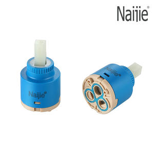 Naijie Robinet de salle de bain moderne, noyau de vanne 35 mm, double étanchéité standard, vanne en céramique de précision pour eau chaude et froide, fabricant - Product Image 4