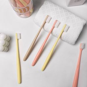 UUYP <span class=keywords><strong>Brosse</strong></span> à dents stérilisable réutilisable à poils <span class=keywords><strong>extra</strong></span> doux en plastique, pour adultes et familles, lot de 12, prix abordable - Product Image 6